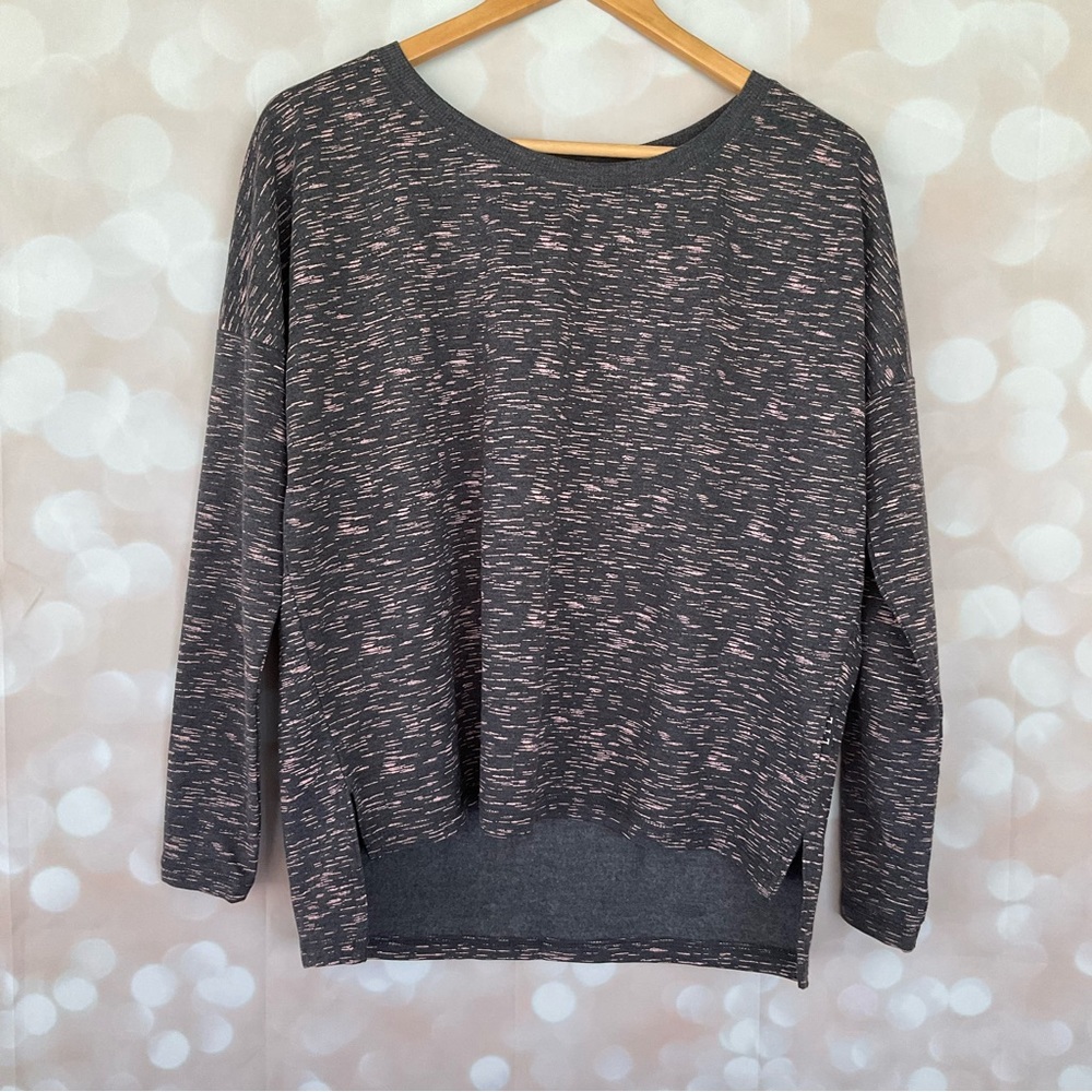 Love to Lounge Gray & Pink Long Sleeve